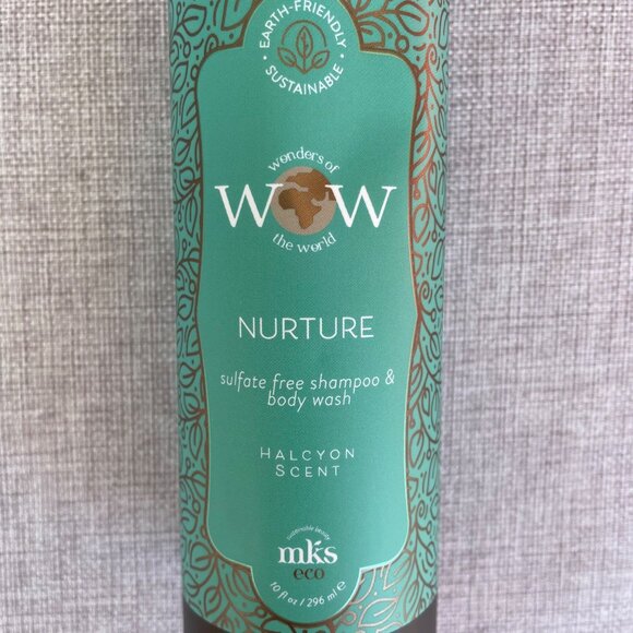 Earthly Body MKS Eco WOW Nurture Sulfate Free Shampoo and Body Wash 10 Oz - Picture 8 of 10